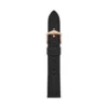 18mm Black LiteHide™ Leather Strap