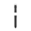 22mm Black Silicone Watch Strap