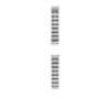 22mm Three-Row Stainless Steel Bracelet