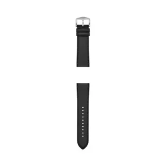 24mm Black LiteHide™ Leather Strap
