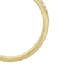 Archival Glitz Gold-Tone Stainless Steel Band Ring