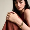 Arden Watch Links Gold-Tone Stainless Steel Chain Bracelet