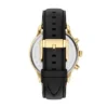 Bennett Multifunction Black Leather Watch