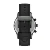 Bennett Multifunction Black Leather Watch