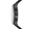 Bennett Multifunction Black Leather Watch
