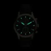 Bennett Multifunction Black Leather Watch