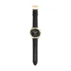 Bennett Multifunction Black Leather Watch