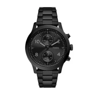 Bennett Multifunction Black Stainless Steel Watch