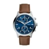Bennett Multifunction Brown Leather Watch