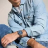 Bennett Multifunction Brown Leather Watch