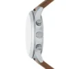 Bennett Multifunction Brown Leather Watch