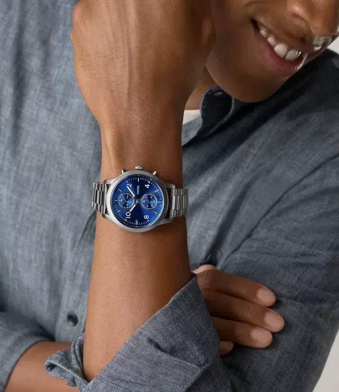 Bennett Multifunction Gunmetal Stainless Steel Watch