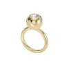 Bright Baubles Gold-Tone Brass Center Focal Ring