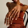 Bright Baubles Gold-Tone Brass Toi Et Moi Ring