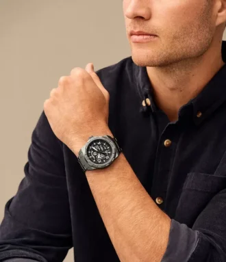 Bronson Automatic Smoke Stainless Steel Watch