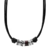 Bronson Black Rondell Necklace