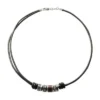 Bronson Black Rondell Necklace