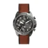 Bronson Chronograph Brown LiteHide™ Leather Watch