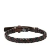 Bronson Vintage Casual Braided Bracelet Brown and Black