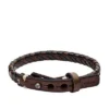 Bronson Vintage Casual Braided Bracelet Brown and Black