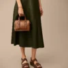 Carlie Leather Mini Satchel