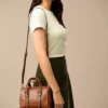 Carlie Leather Mini Satchel