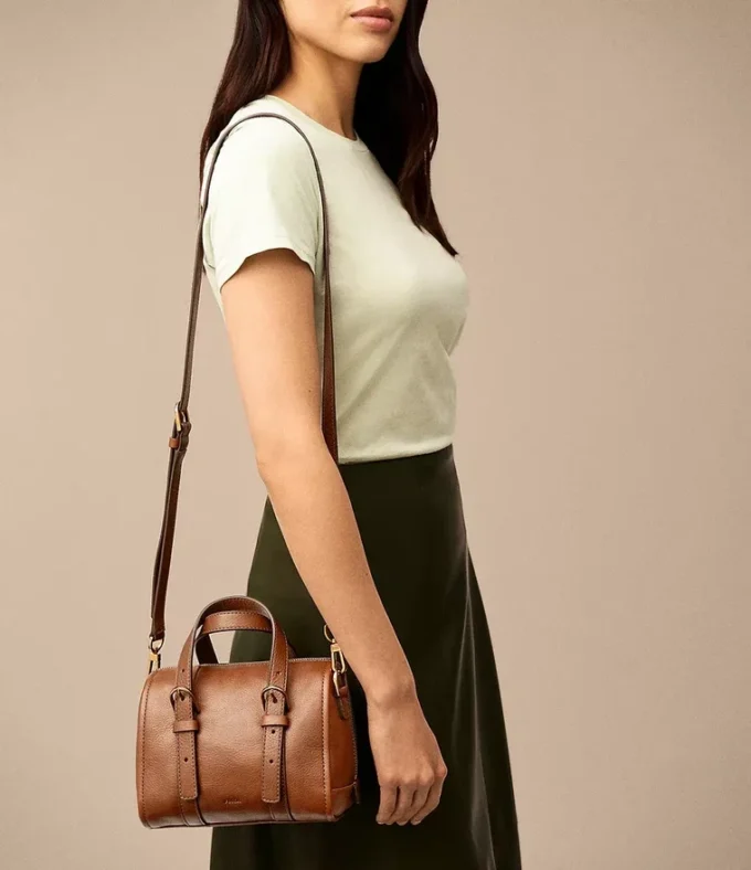 Carlie Leather Mini Satchel