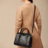 Carlie Leather Satchel