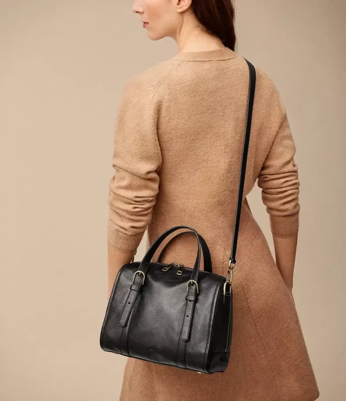 Carlie Leather Satchel