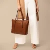 Carlie Leather Tote