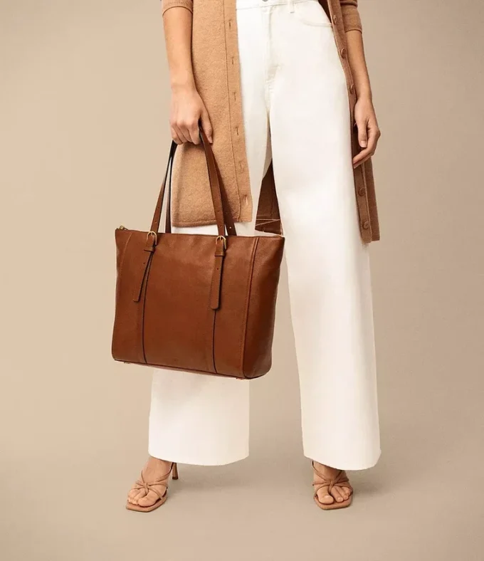 Carlie Leather Tote