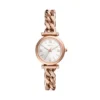 Carlie Three-Hand Rose Gold-Tone Stainless Steel Watch