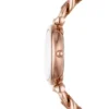 Carlie Three-Hand Rose Gold-Tone Stainless Steel Watch