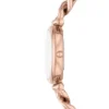 Carlie Three-Hand Rose Gold-Tone Stainless Steel Watch and Bracelet Set