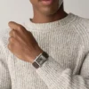 Carraway Automatic Brown Croco Leather Watch