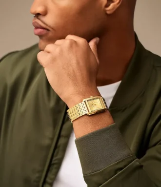 Carraway Three-Hand Gold-Tone Stainless Steel Watch