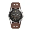Coachman Chronograph Brown Leather Watch