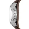 Coachman Chronograph Brown Leather Watch