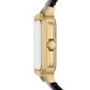Crosby Three-Hand Black Leather Watch