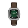Crosby Three-Hand Brown Leather Watch