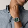 Crosby Three-Hand Brown Leather Watch