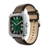 Crosby Three-Hand Brown Leather Watch