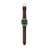 Crosby Three-Hand Brown Leather Watch