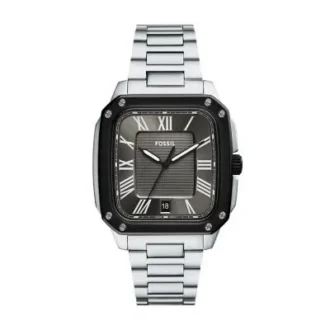 Crosby Three-Hand Date Stainless Steel Watch