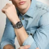 Crosby Three-Hand Date Stainless Steel Watch