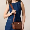 Danni Leather Crossbody Bag