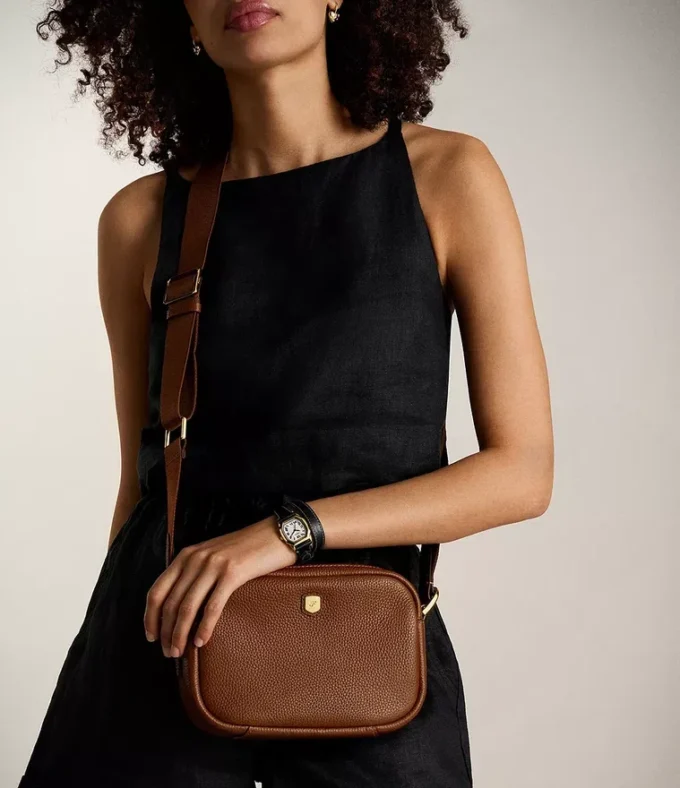 Danni Leather Crossbody Bag