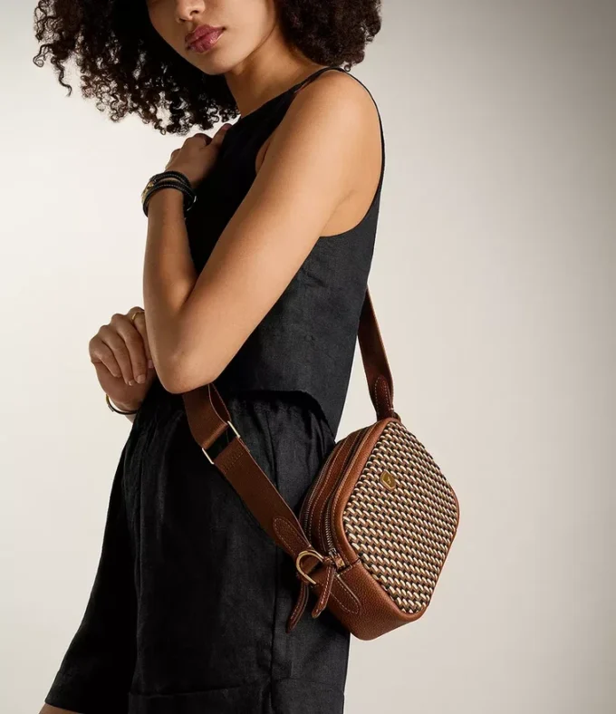 Danni Leather Crossbody Bag