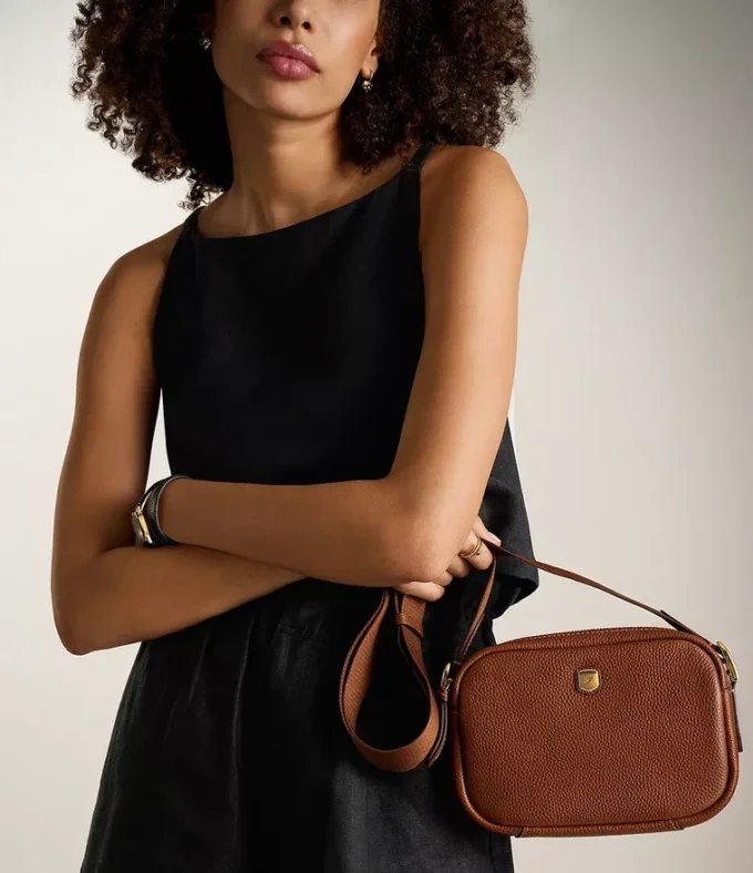 Danni Leather Crossbody Bag