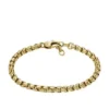 Ellis Core Chains Gold-Tone Stainless Steel Chain Bracelet
